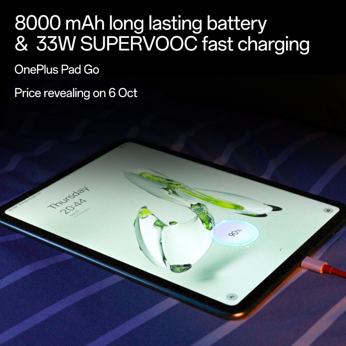OnePlus släpper information om batteriet i Pad Go