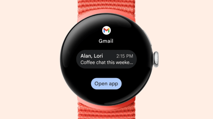 Gmail appen finns nu till Wear OS