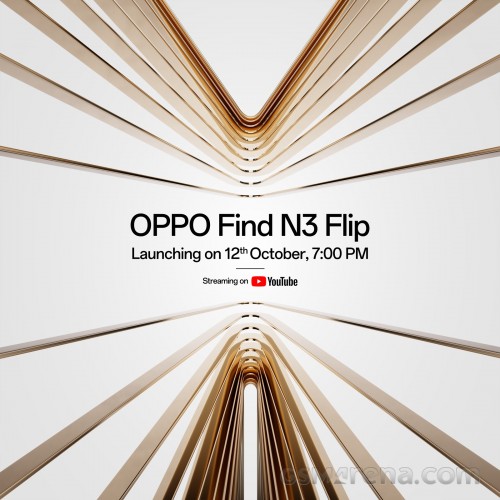 Klart: globala Oppo Find N3 Flip visas upp 12 oktober