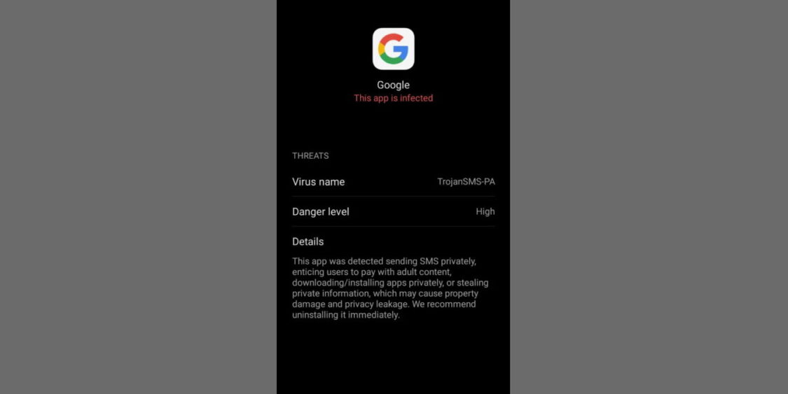 Huawei verkar tro att Google är ett virus för stunden