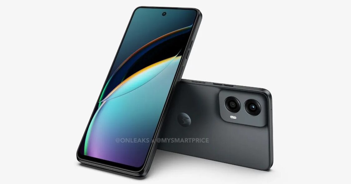 Rendering kan visa Motorola Moto G 5G 2024