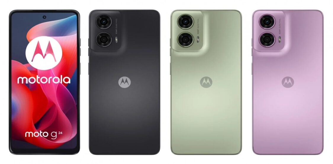 Motorola Moto G24 läcker ut, blir tillgänglig i fyra kulörer