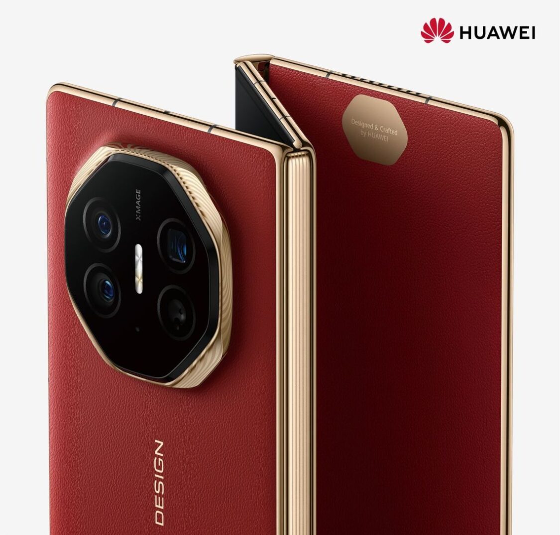 Huawei släpper officiell bild på sin tredelade foldeble