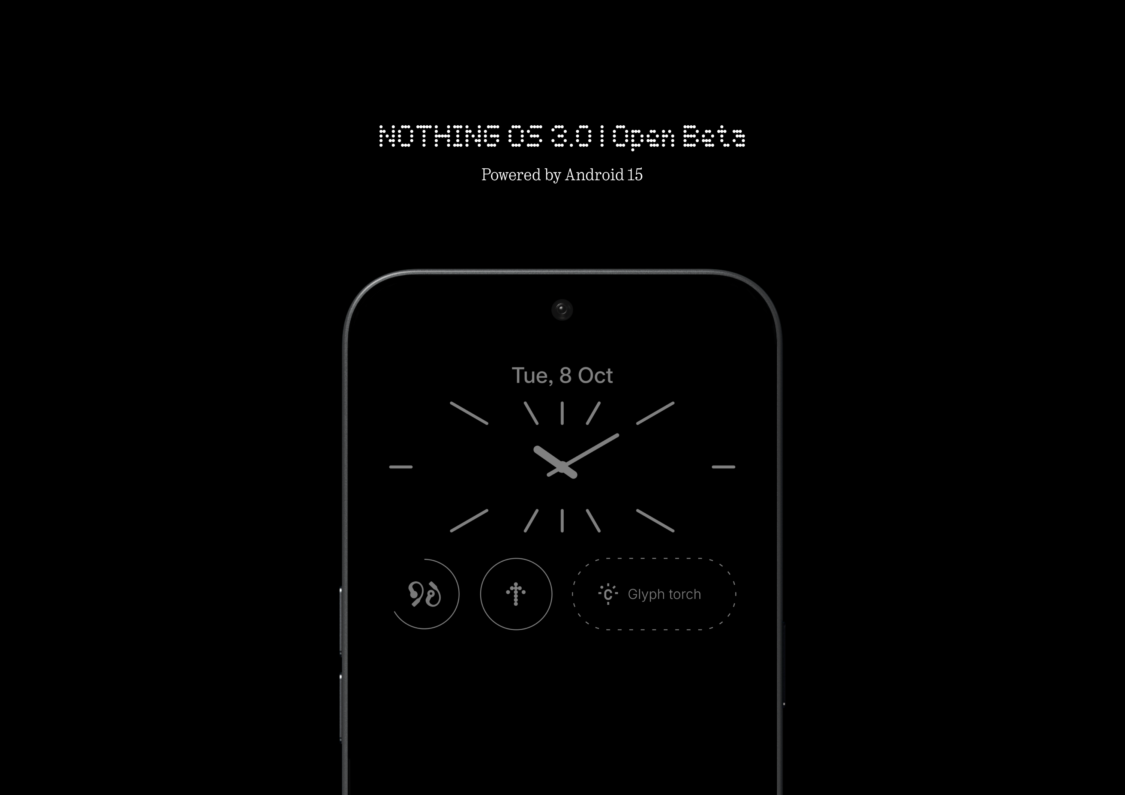 Nothing släpper Android 15 till budgetluren Phone 2a