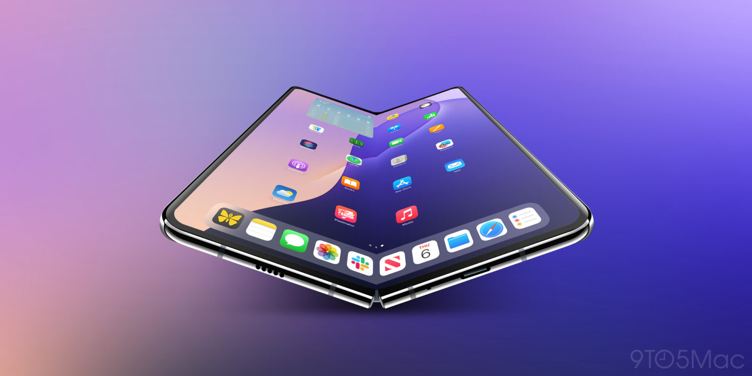 Prototyp av iPhone Fold testas med kameran under displayen