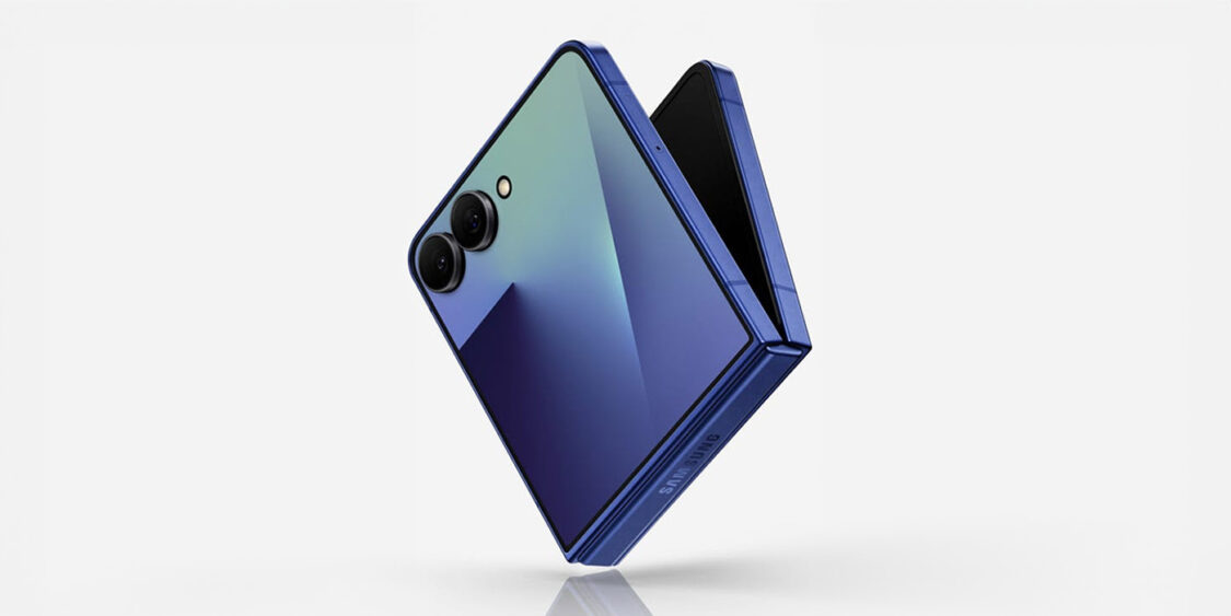 Pressbild visar Samsung Galaxy Z Flip7